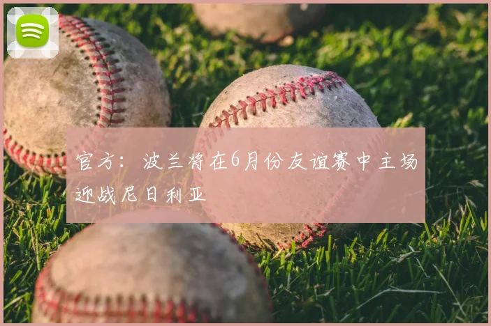 官方：波兰将在6月份友谊赛中主场迎战尼日利亚