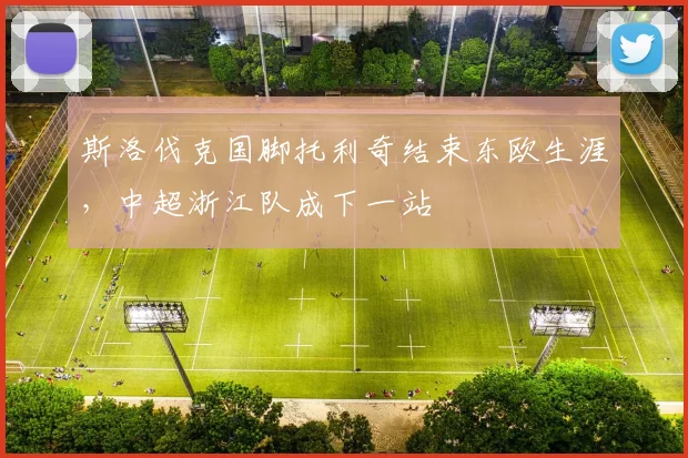 斯洛伐克国脚托利奇结束东欧生涯，中超浙江队成下一站